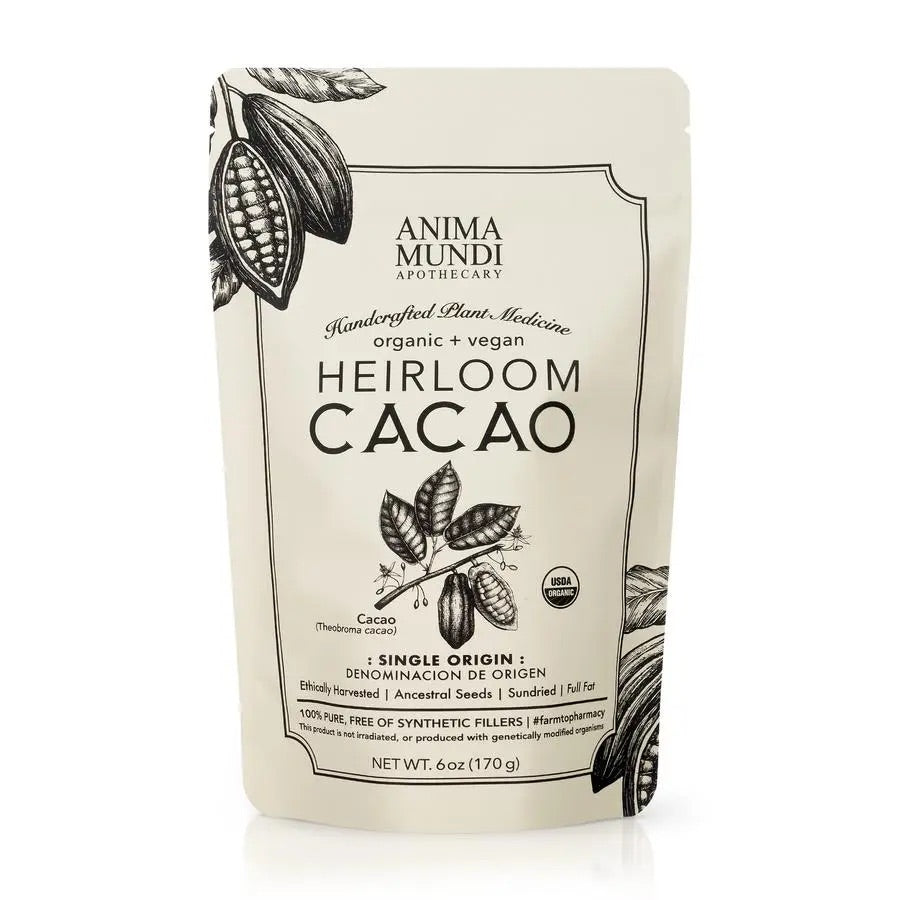 Anima Mundi Apothecary CACAO : Raw, Heirloom + Organic - Mushroom Coffee & Tea