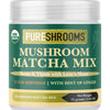 PURESHROOMS -Mushroom Matcha Green Tea Mix w/ Lion's Mane - Mushroom Coffee & Tea