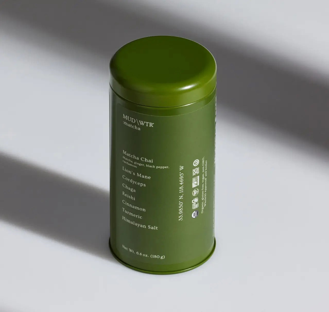 MUD\WTR - 30 serving : Rise Matcha - Mushroom Coffee & Tea