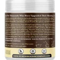 PURESHROOMS - Mushroom Coffee Mix - Energize with Cordyceps & Chaga - Mushroom Coffee & Tea