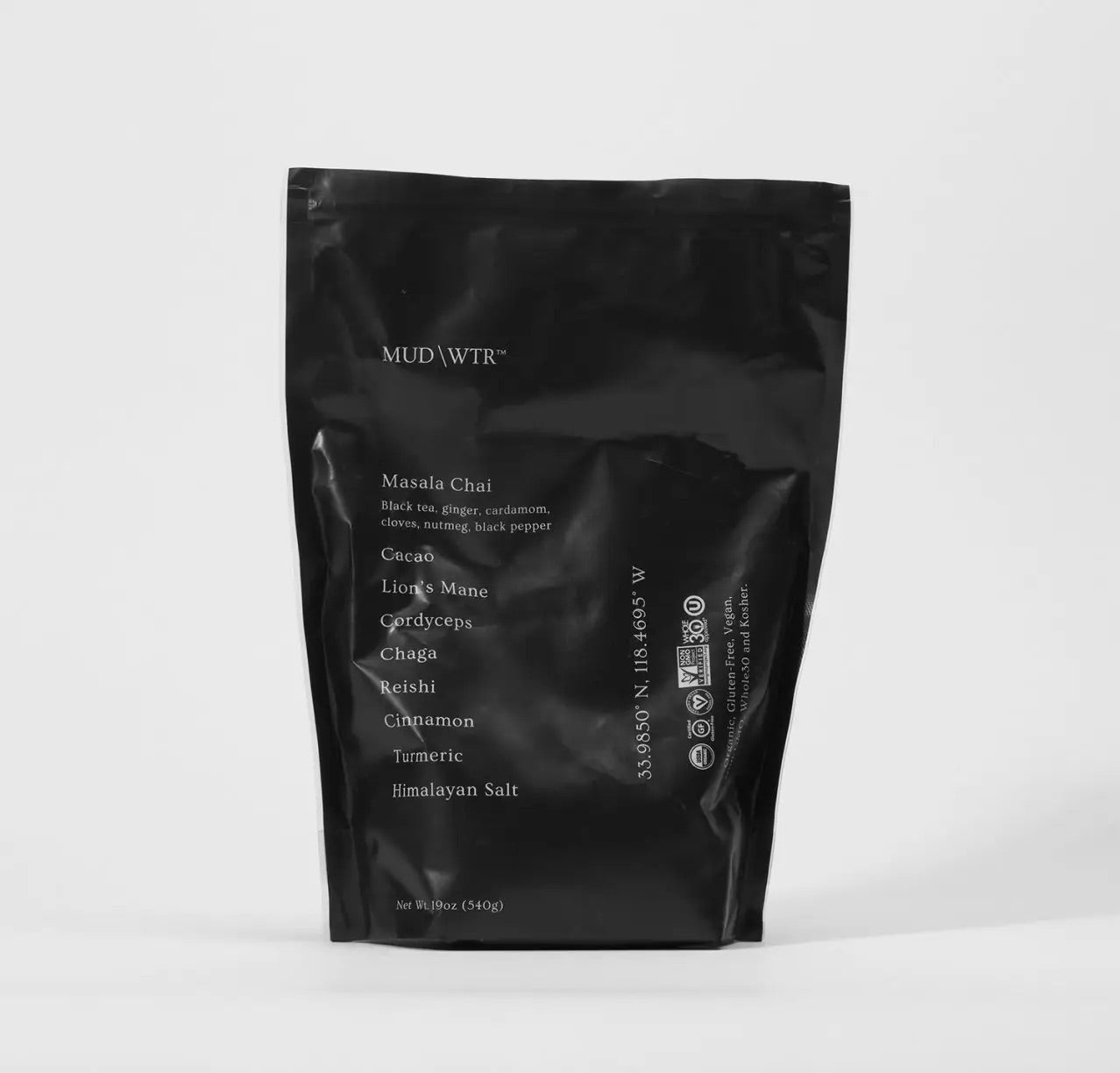 MUD\WTR - 90 Serving : Rise Cacao - Mushroom Coffee & Tea