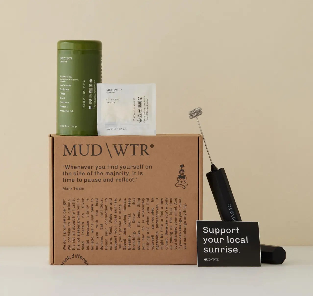 MUD\WTR - Morning Matcha Starter Kit - Mushroom Coffee & Tea