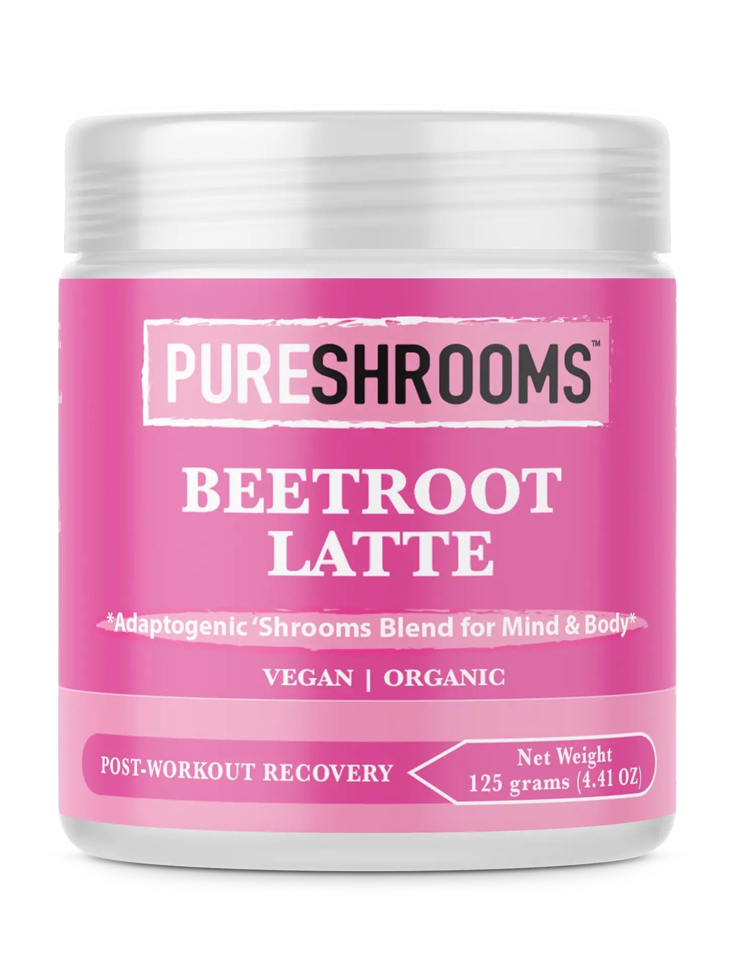 PureShrooms Beet Root Latte w/ Cordyceps - Mushroom Coffee & Tea