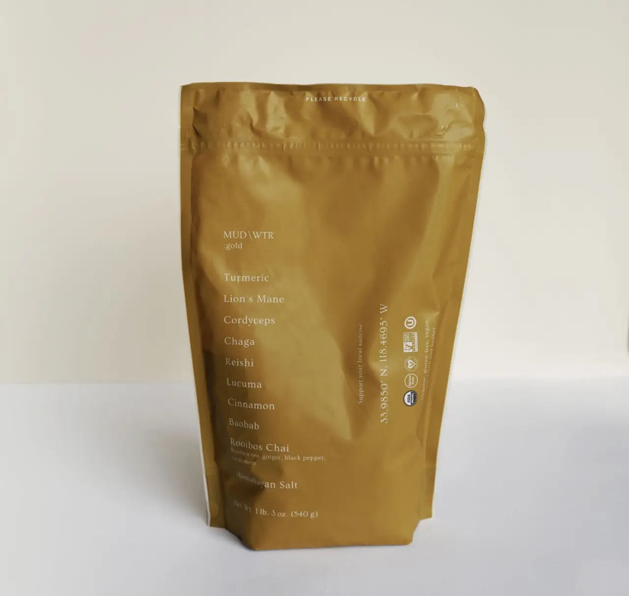 MUD\WTR - 90 serving :balance Turmeric - Mushroom Coffee & Tea