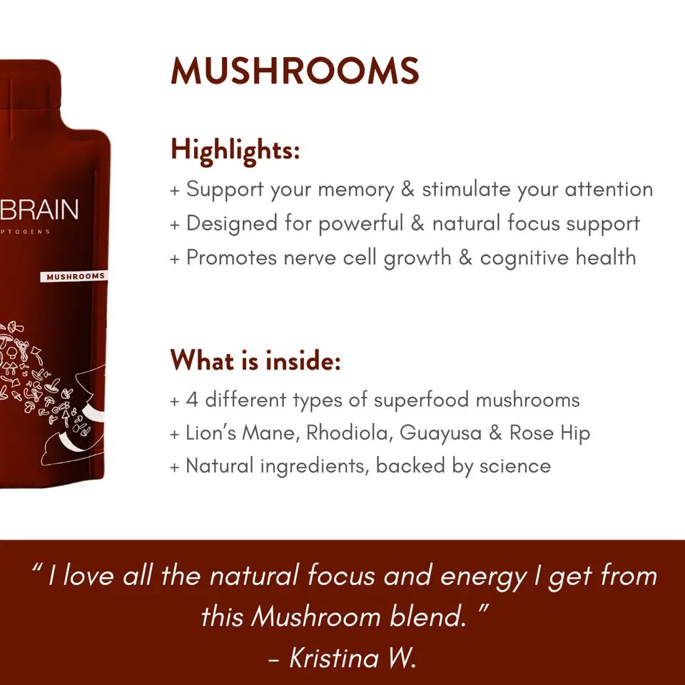 Mushroom Drinks: Lion's Mane & Nootropics for Calm, Focus - Mushroom Coffee & Tea